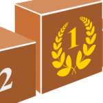 Gewinner Sieger Ehrung Treppchen