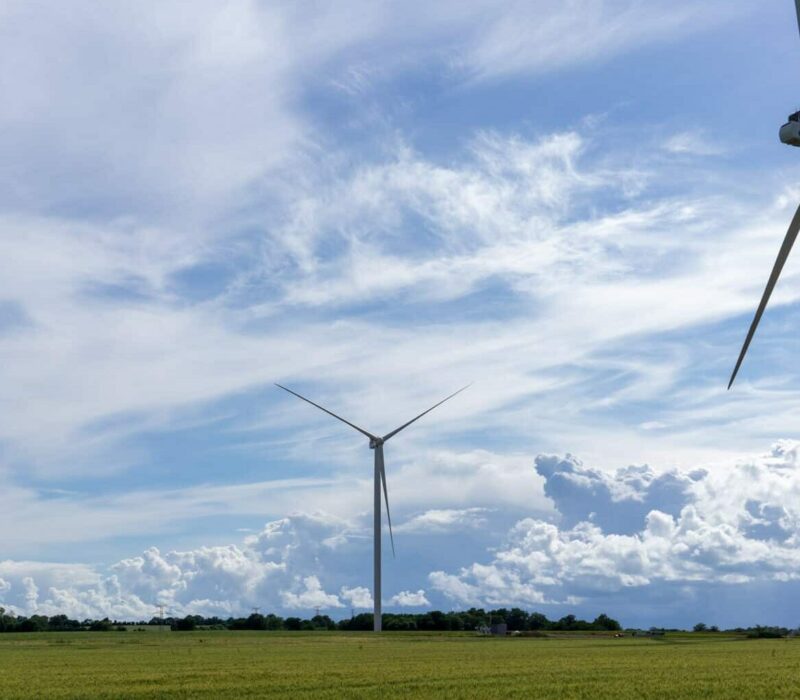 Der Windpark Pâtis aux Chevaux ist einer der drei Parks, in die ein von der EB – Sustainable Investment Management (EB-SIM) beratener Artikel 9-Fonds nun investiert. (Foto: Volkswind)